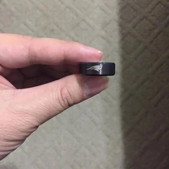 New England Patriots Black Ring - Picture 3 of 3
